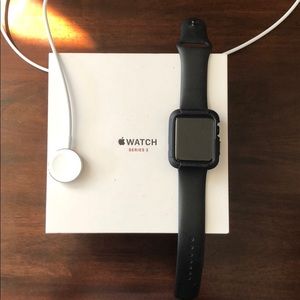 IWatch series 3, 42mm. Space black stainless steel